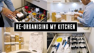 REORGANISING MY KITCHEN  Organisation Hacks amp Ideas  20K Giveaway  Bethel Brown [upl. by Rangel780]