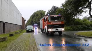 Feuer an Schulgebäude Einsatzfahrten Freiwillige Feuerwehr Barmstedt [upl. by Einnek483]