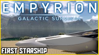 Empyrion Galactic Survival  Getting Started  My First Ship  Gameplay 2023 Ver 191 [upl. by Ynnatirb]