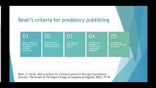 Understanding Predatory Publishing [upl. by Aila]