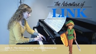 Zelda II  The Adventure of Link Piano Medley  Including Palace Theme [upl. by Eenahpets]