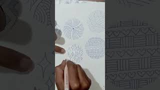 100 Zentangle challenge  Zen 88 doodle shorts zentanglart trending challenge shortsfeed [upl. by Htennek626]