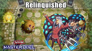 Relinquished Deck  Crushing Duelist Cup DLv MAX  YuGiOh Master Duel [upl. by Gnaoh]