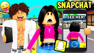 CREEPY ONLINE DATERS Stalk Me On SNAPCHAT in BROOKHAVEN RP [upl. by Rabelais990]