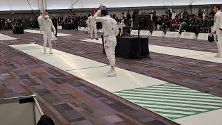 Heinzer SUI Vs Minobe JPN Vancouver 2023 Mens Epee [upl. by Akemad]