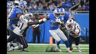 Detroit Lions Film Session  Kerryon Johnson vs New England Patriots [upl. by Imaon]