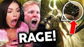 Top 50 Elden Ring DLC RAGE Moments 😳 [upl. by Oitaroh710]