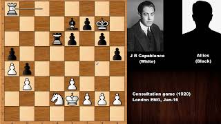 This is What a Typical Capablanca Game Looks Like Simple But Effective [upl. by Dyun]