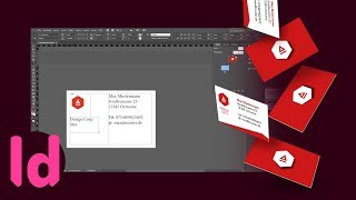 Eigene Visitenkarte erstellen  Make It with InDesign CC Tutorial Episode 6 [upl. by Weingarten754]