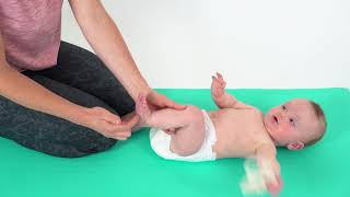 Baby Development  Talipes  Sensory Stimulation Lateral foot [upl. by Leciram]