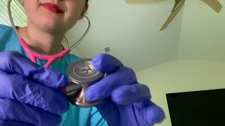 ASMR Full Physical Examination and Ultrasound Home Visit Soft Spoken [upl. by Lerrud890]