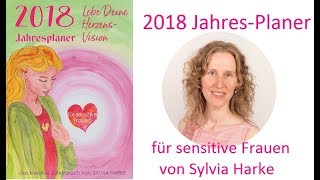 2018 Jahresplaner für hochsensible Frauen Zeitmanagement Hochsensibel [upl. by Manson427]