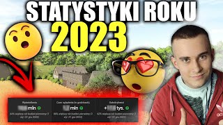 STATYSTYKI KANAŁU Z 2023 ROKU 🤩 TEST MAPY Rolnik Sam w Dolinie V2 ✔️ FS22 [upl. by Acinomed94]