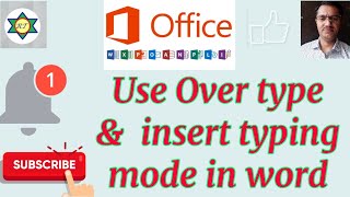 Switching between Insert and Overtype Mode in Microsoft Word [upl. by Nnylram]