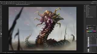 Painting Tutorial Photobash [upl. by Valoniah]