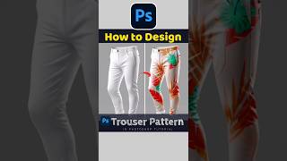 Design Trouser Pattern In Photoshop ✅ photoshop adobephotoshop photoshoptutoial [upl. by Ynnus24]