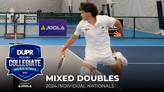 Mixed Doubles Championship  2024 DUPR Collegiate Individual Nationals [upl. by Repohtsirhc795]