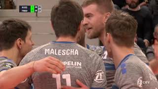 CLVolleyM  Knack Roeselare vs Vfb Friedrichshafen  Match Highlights [upl. by Suhpoelc]