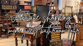 Antique shopping  mini guest bath tour [upl. by Anirol]