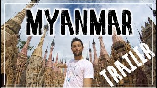 BIRMANIA Myanmar Cosa vedere Trailer di viaggio e mare [upl. by Asher809]