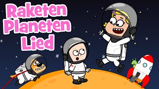 ♪ ♪ Kinderlied Weltraum – Raketen Planeten Lied  Hurra Kinderlieder  Universum [upl. by Illona859]