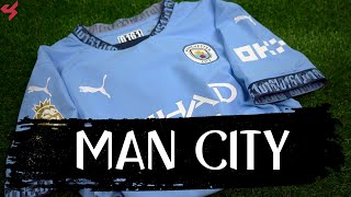 Puma Manchester City Haaland 202425 UltraWeave Home Jersey Unboxing  Review [upl. by Atnes]