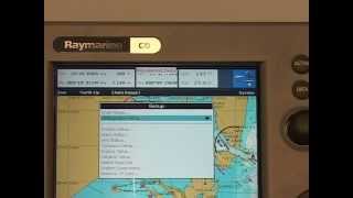 Raymarine A amp C Series Chartplotter [upl. by Yentuoc]