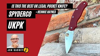 Spyderco UKPK Heinnie Haynes Edition  is this the best UK legal pocket knife [upl. by Eniamrej233]