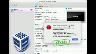 how to fix Kernel driver not installed rc1908 error of virtual box on macOS Monterey 2022 [upl. by Tehr]