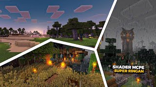 SHADER MCPE 120 SUPER RINGAN COCOK BANGET UNTUK SURVIVAL [upl. by Assirolc]