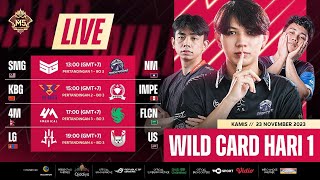 LIVE  HARI KE1  Fase Wild Card  Kejuaraan Dunia M5 ID [upl. by Lait811]