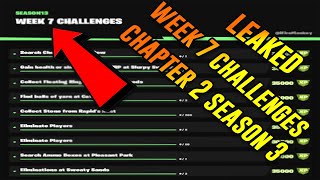 Fortnite Season 3 Chapter 2 Week 7 Challenges Guide Leaked  Season 3 Chapter 2 Week 7 [upl. by Mini]