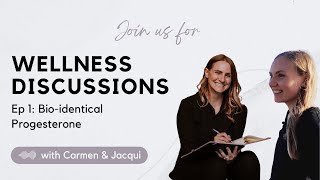 Wellness Discussions Ep 1 BioIdentical Progesterone Supplementation [upl. by Elagiba]