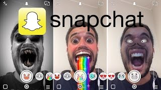 Como usar los filtros de Snapchat para agregar efectos a los selfies [upl. by Cindie]