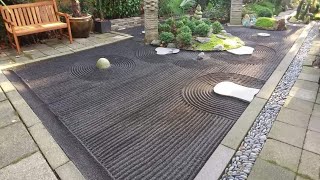 ASMR Japanese Zen garden 禅の庭 [upl. by Aihk872]