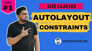 Swift 5 PART  1  How To Use Auto Layout Constraints And Size Classes in iOS Hindi [upl. by Swithbart431]