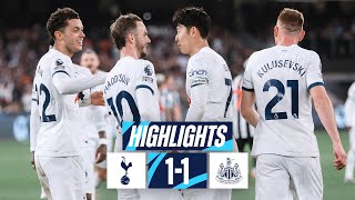 TOTTENHAM HOTSPUR 11 NEWCASTLE UNITED 45 PENS  FRIENDLY IN MELBOURNE FT JAMES MADDISON GOAL [upl. by Abas]