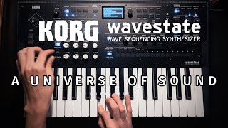 Korg Wavestate Demo A Universe of Sound [upl. by Ecnerrot]