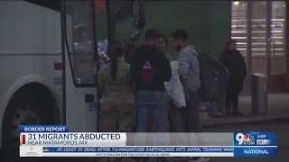 31 migrants abducted from bus near US border [upl. by Jackson821]