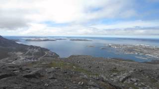 Panorama of Nuuk from Quassussuaq [upl. by Ezalb873]