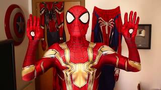 Herostime Iron Spiderman costume unboxing review [upl. by Yraht]