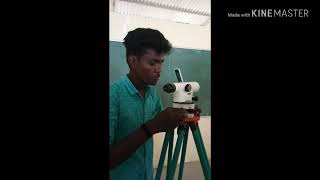 Dumpy level instrument setup in tamil laguage [upl. by Ahtimat]