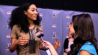 Judith Hill The Voice Top 12 interview Talks about Vocal Preparation [upl. by Ecnerewal]