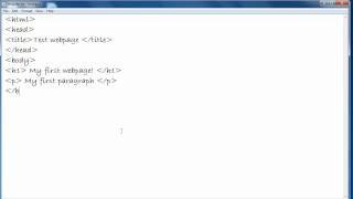 How to make a Basic Webpage Using HTML [upl. by Eneryt406]