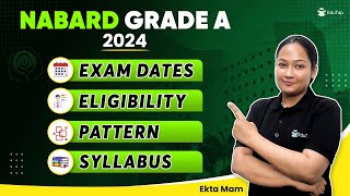 NABARD Grade A 2024 Complete Information  Exam Dates Pattern Eligibility Syllabus NABARD 2024 [upl. by Esiuole]