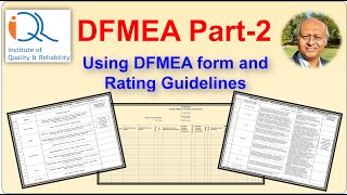 FMEA Part2 How to use DFMEA form and Rating Guidelines [upl. by Euqinomahs]