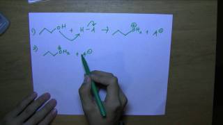 Acid Catalyzed Dehydration of Alcohols [upl. by Oinegue]