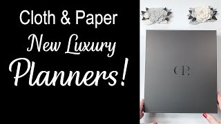 Improve Your Planning With New Luxurious Cloth amp Paper Foundations Planners [upl. by Campagna]