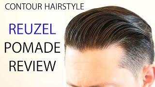 Contour Hairstyle I Reuzel Pomade Review [upl. by Echikson820]