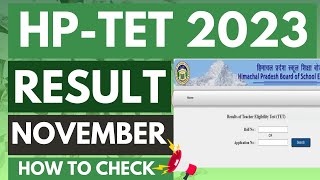 hp tet result 2023  how to check hp tet result 2023  mahir academy [upl. by Robinson]